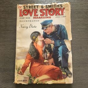 Old 1933 love story magazine